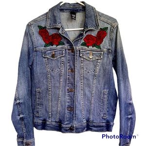 Disney “Beauty and the Beast” Denim Jacket S Sm